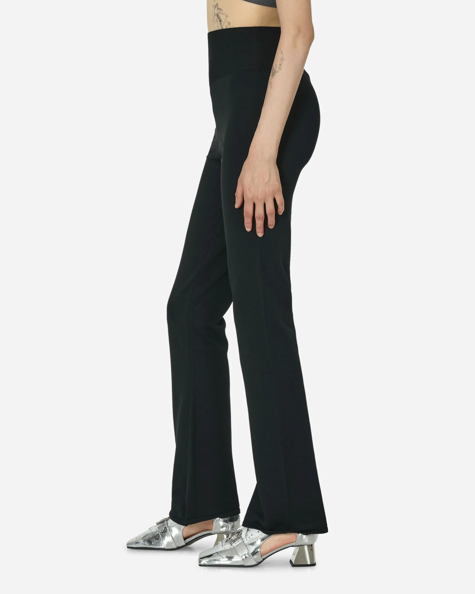 Nike Pants^High-Waisted Flared Trousers Black