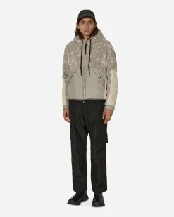 Moncler Grenoble Knitwear^Hooded Pile Cardigan Beige