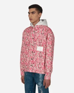 Paccbet Shirts^Hooded Workwear Shirt Pink