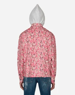 Paccbet Shirts^Hooded Workwear Shirt Pink