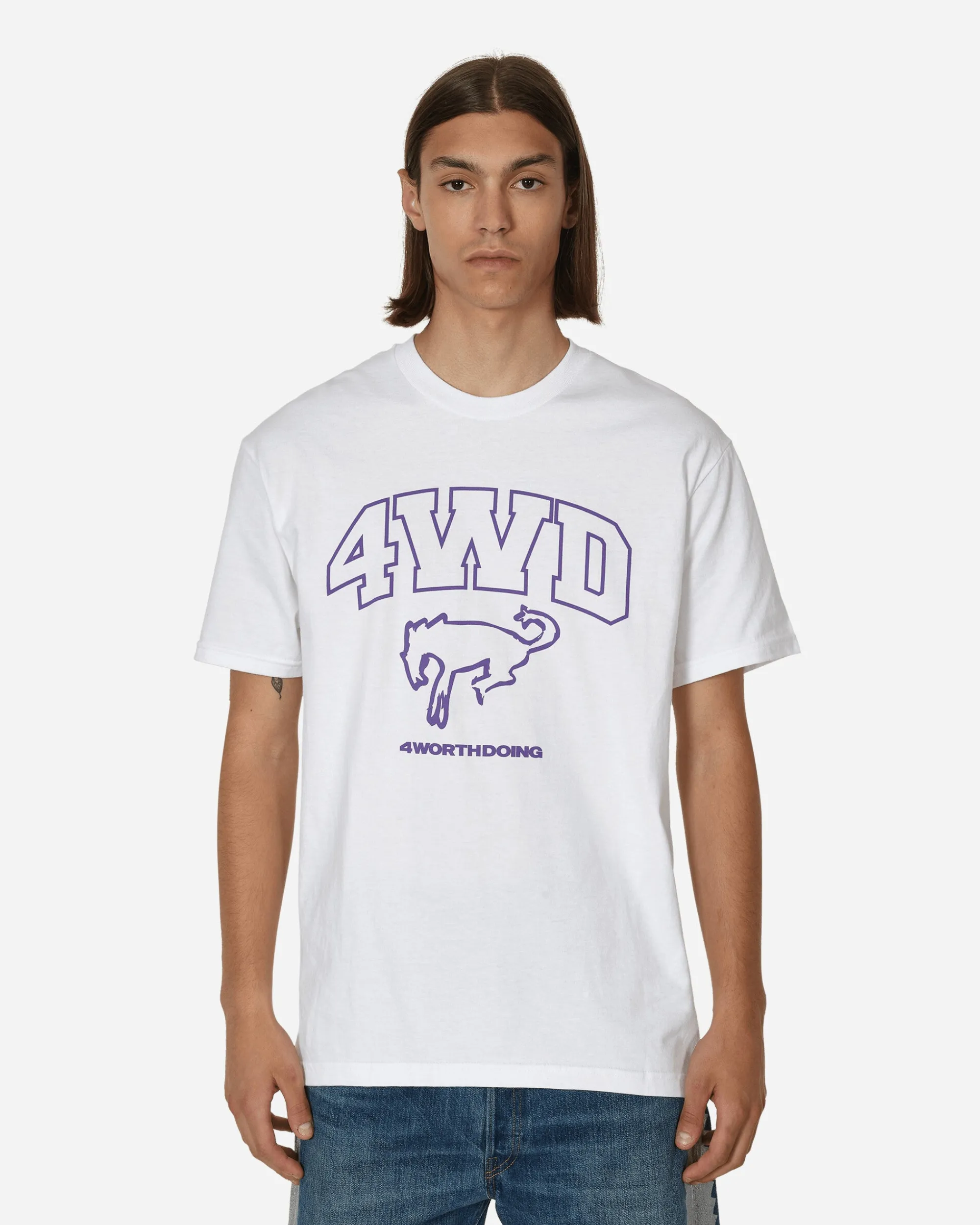 4 Worth Doing T-Shirts^Horse Mascot T-Shirt White