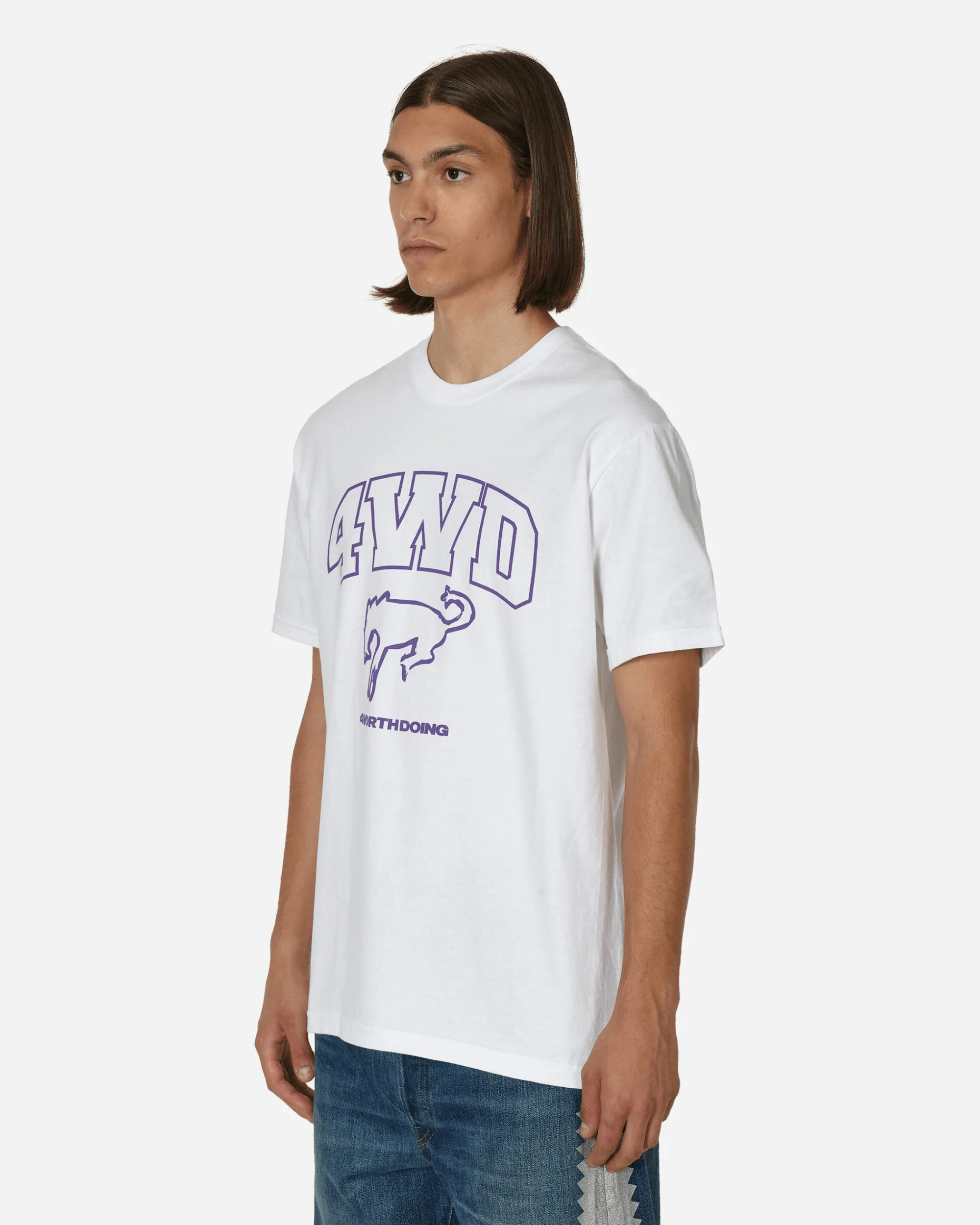 4 Worth Doing T-Shirts^Horse Mascot T-Shirt White