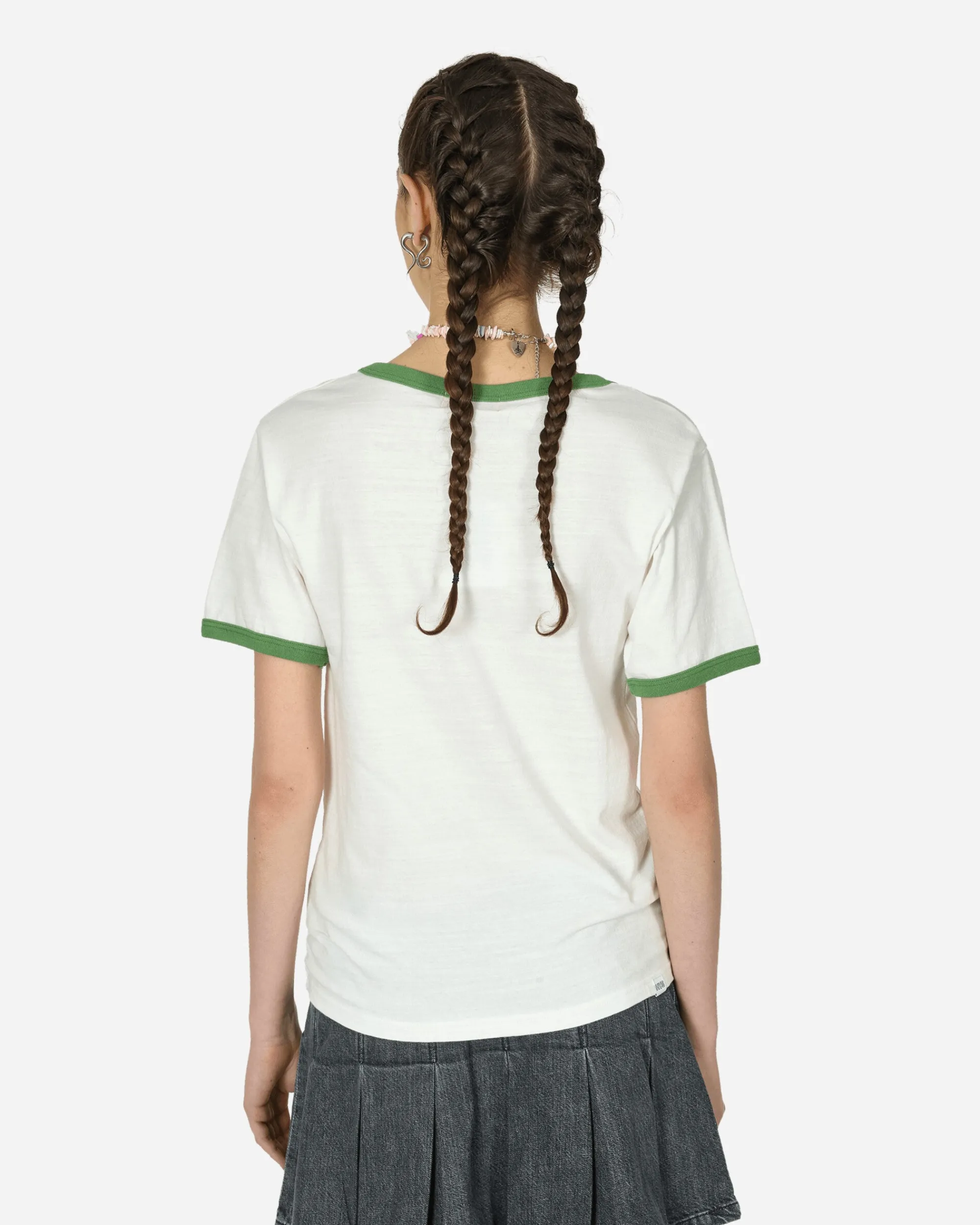 Hysteric Glamour T-Shirts^HYS Tracks T-Shirt Dirty White