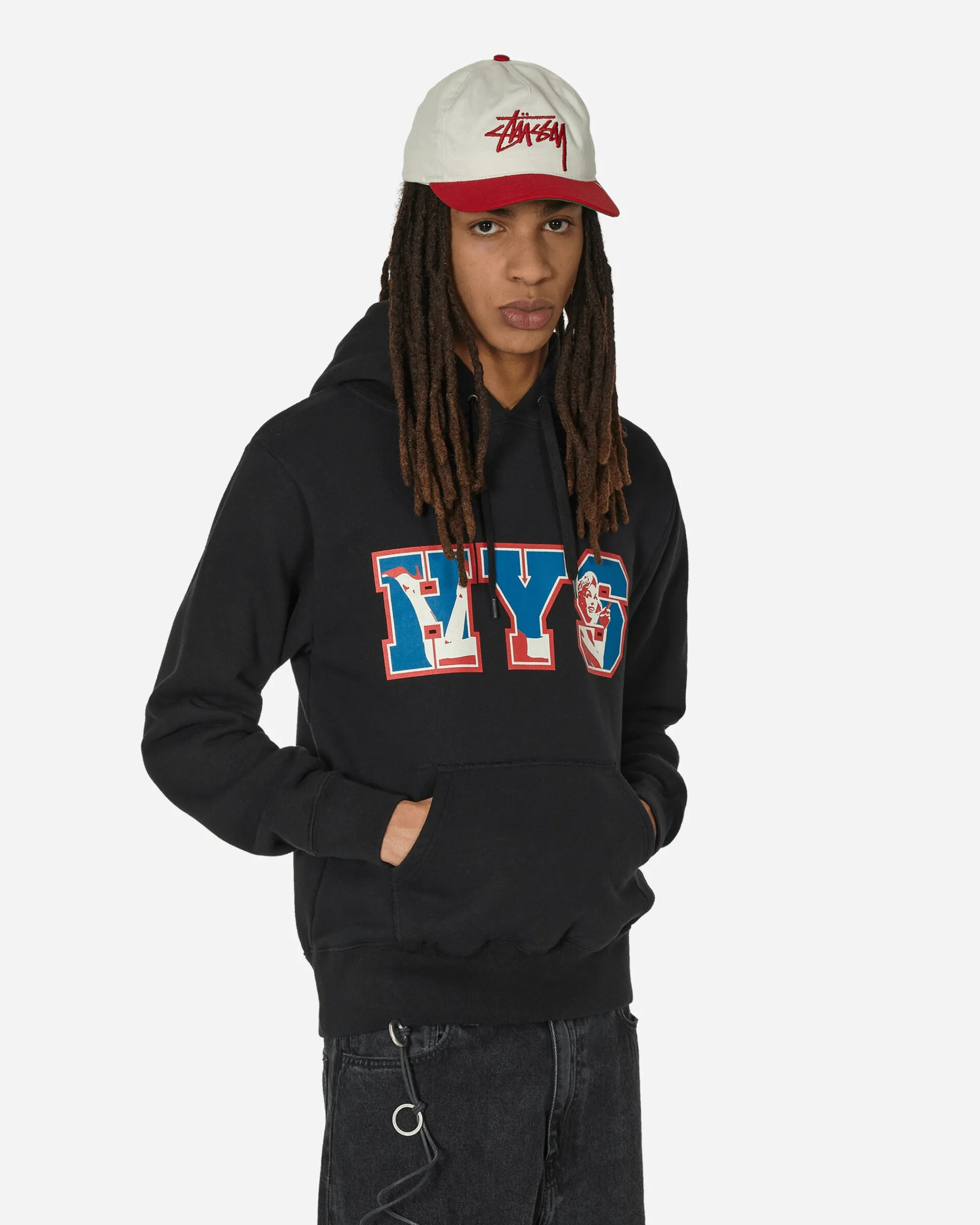 Hysteric Glamour Sweatshirts^HYS Varsity Hoodie Black