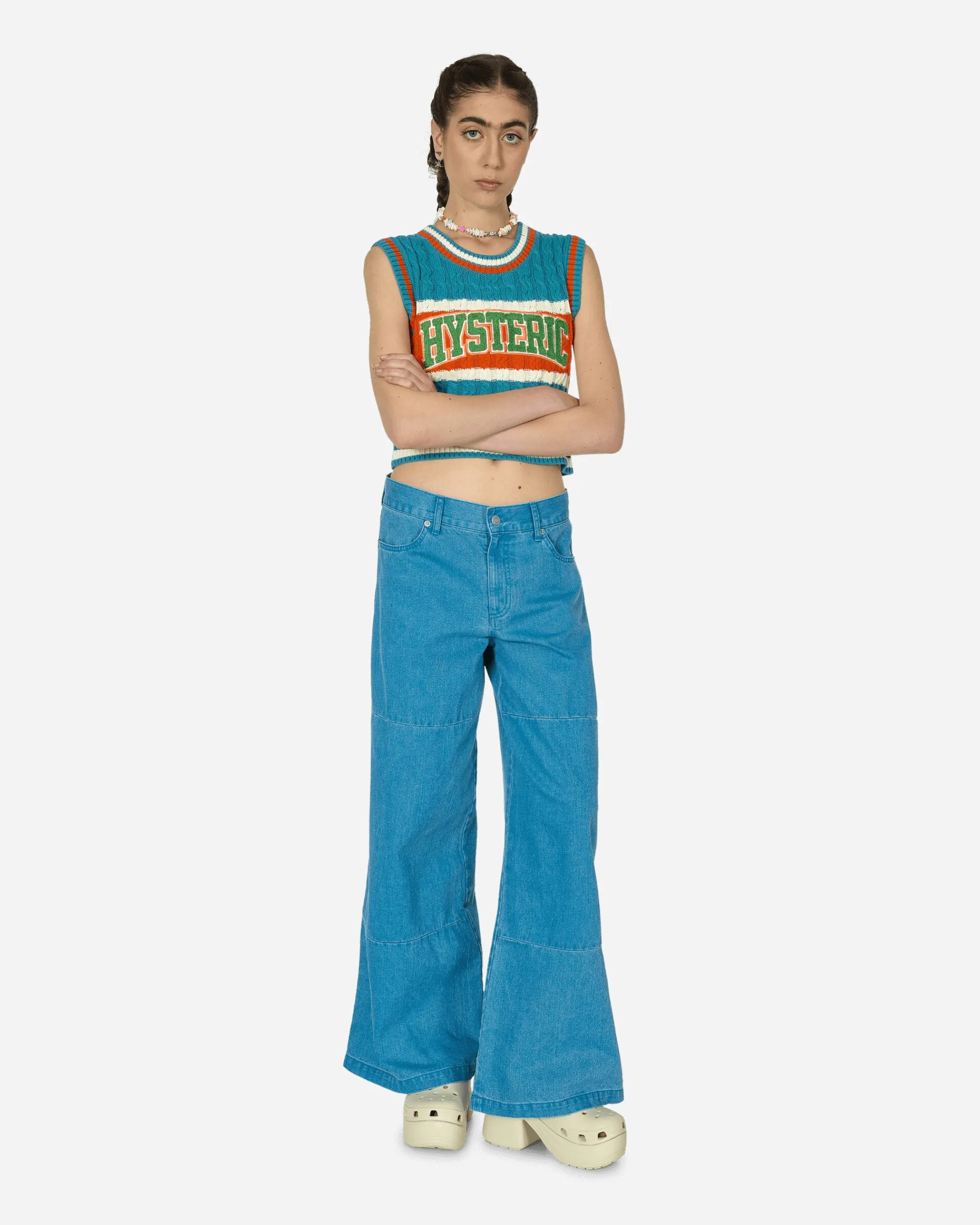 Hysteric Glamour Knitwears^Hysteric Gilet Blue