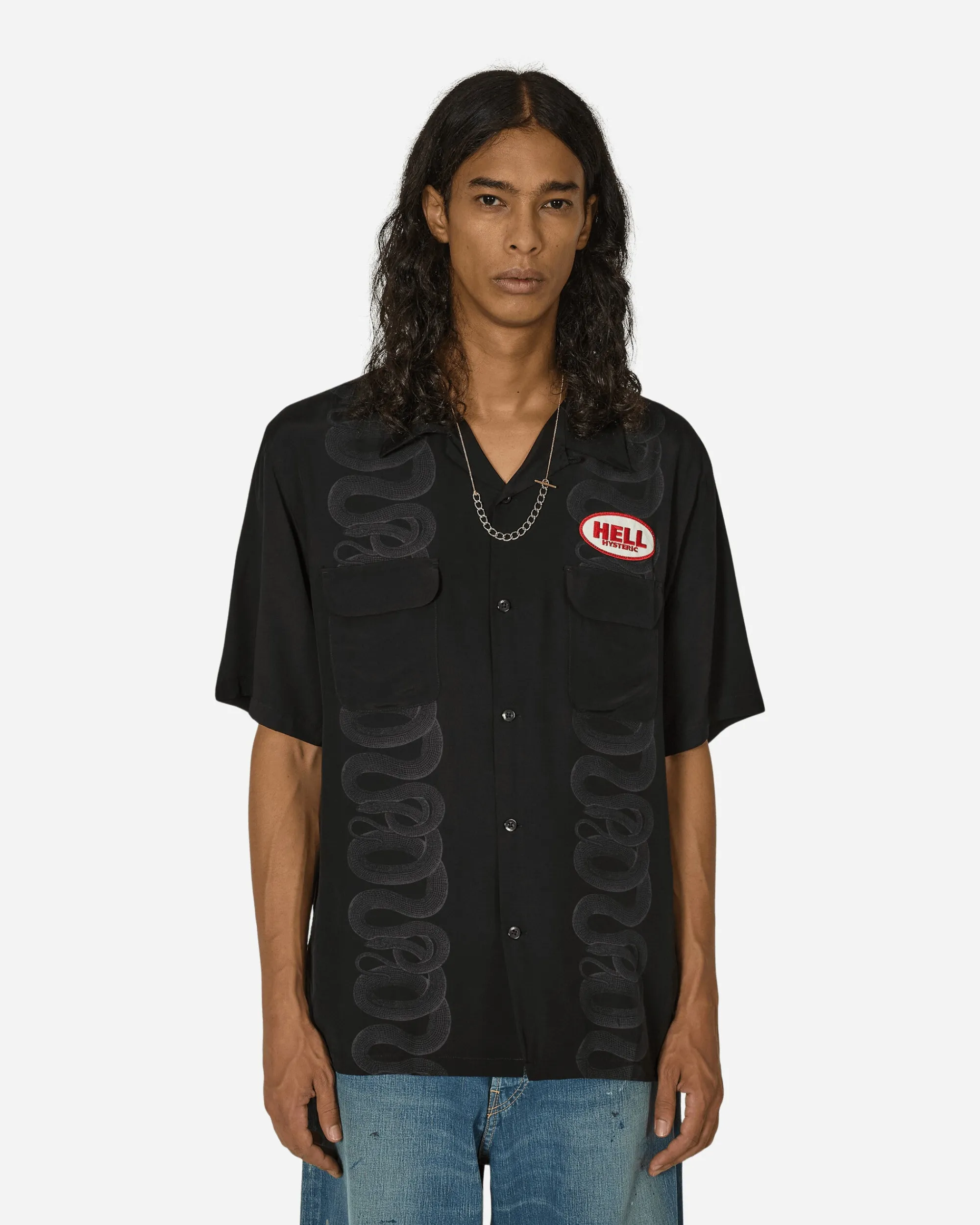 Hysteric Glamour Shirts^Hysteric Hell Shortsleeve Shirt Black