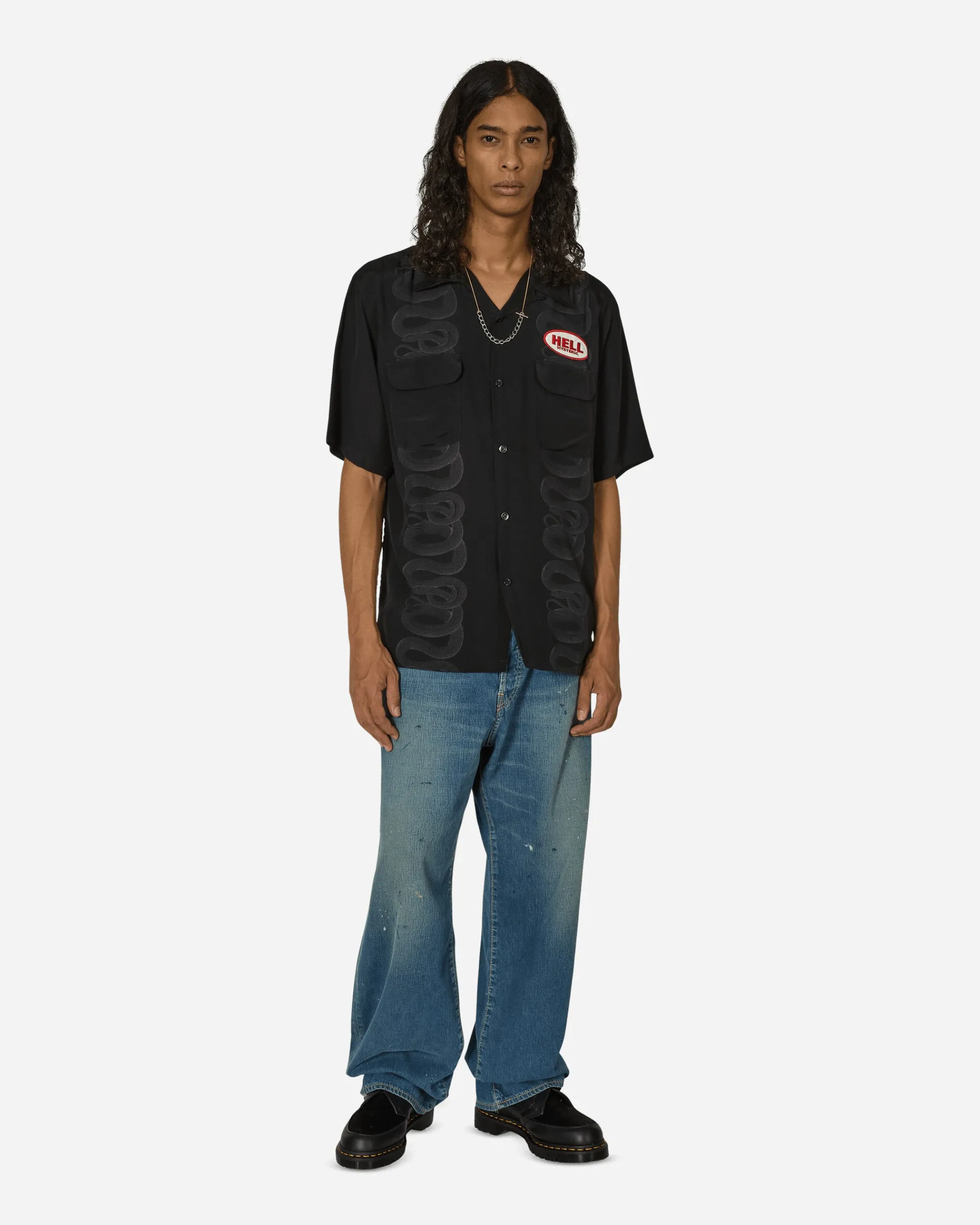 Hysteric Glamour Shirts^Hysteric Hell Shortsleeve Shirt Black