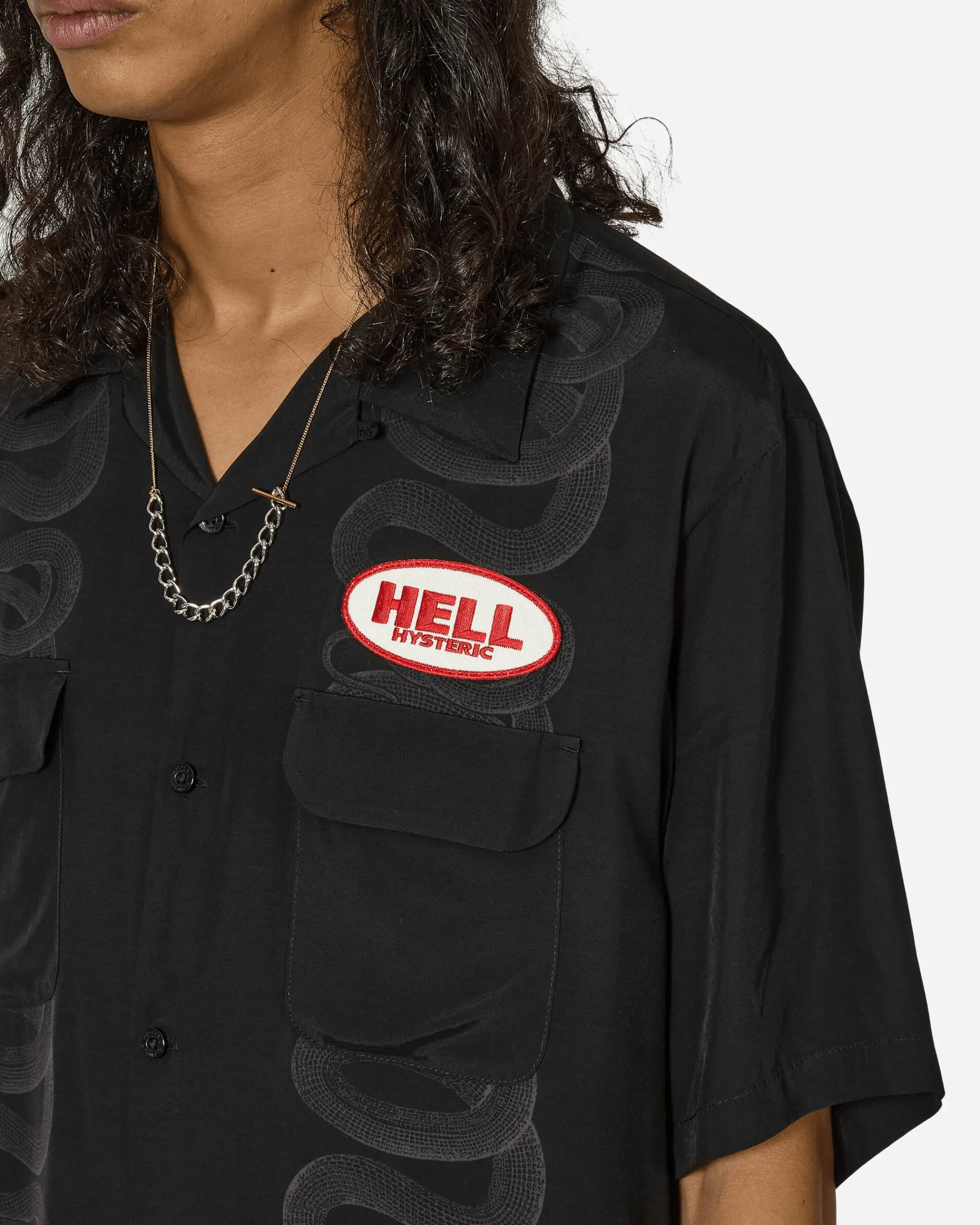 Hysteric Glamour Shirts^Hysteric Hell Shortsleeve Shirt Black
