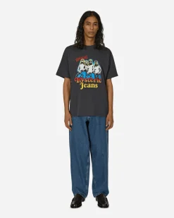 Hysteric Glamour T-Shirts^Hysteric Jeans T-Shirt Black
