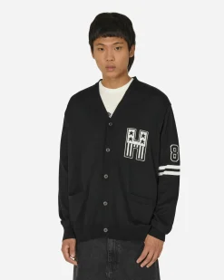 Hysteric Glamour Knitwear^Hysteric League Cardigan Black