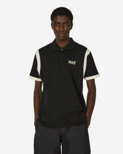 Hysteric Glamour T-Shirts^Hysteric Motel Polo Shirt Black