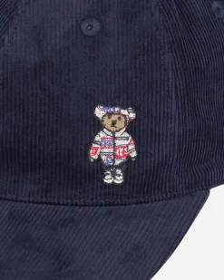 Hysteric Glamour Hats|Hats^Hysteric Teddy Embroidered Cap Navy