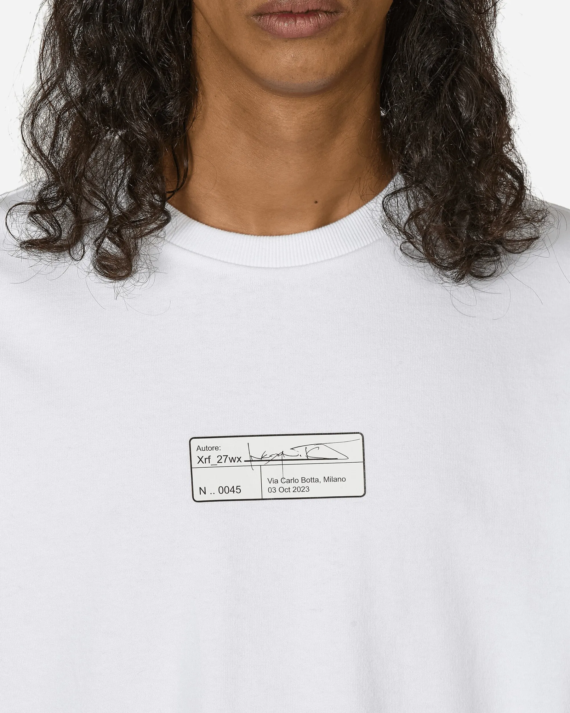 GR10K T-Shirts^Incognito 8Oz Longsleeve T-Shirt White