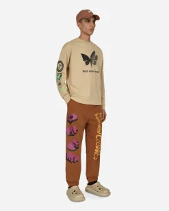 Brain Dead Pants^Independent Classics Sweatpants Brown