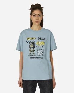 Brain Dead T-Shirts^Infinite Gestures T-Shirt Slate