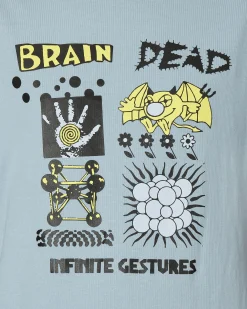 Brain Dead T-Shirts^Infinite Gestures T-Shirt Slate