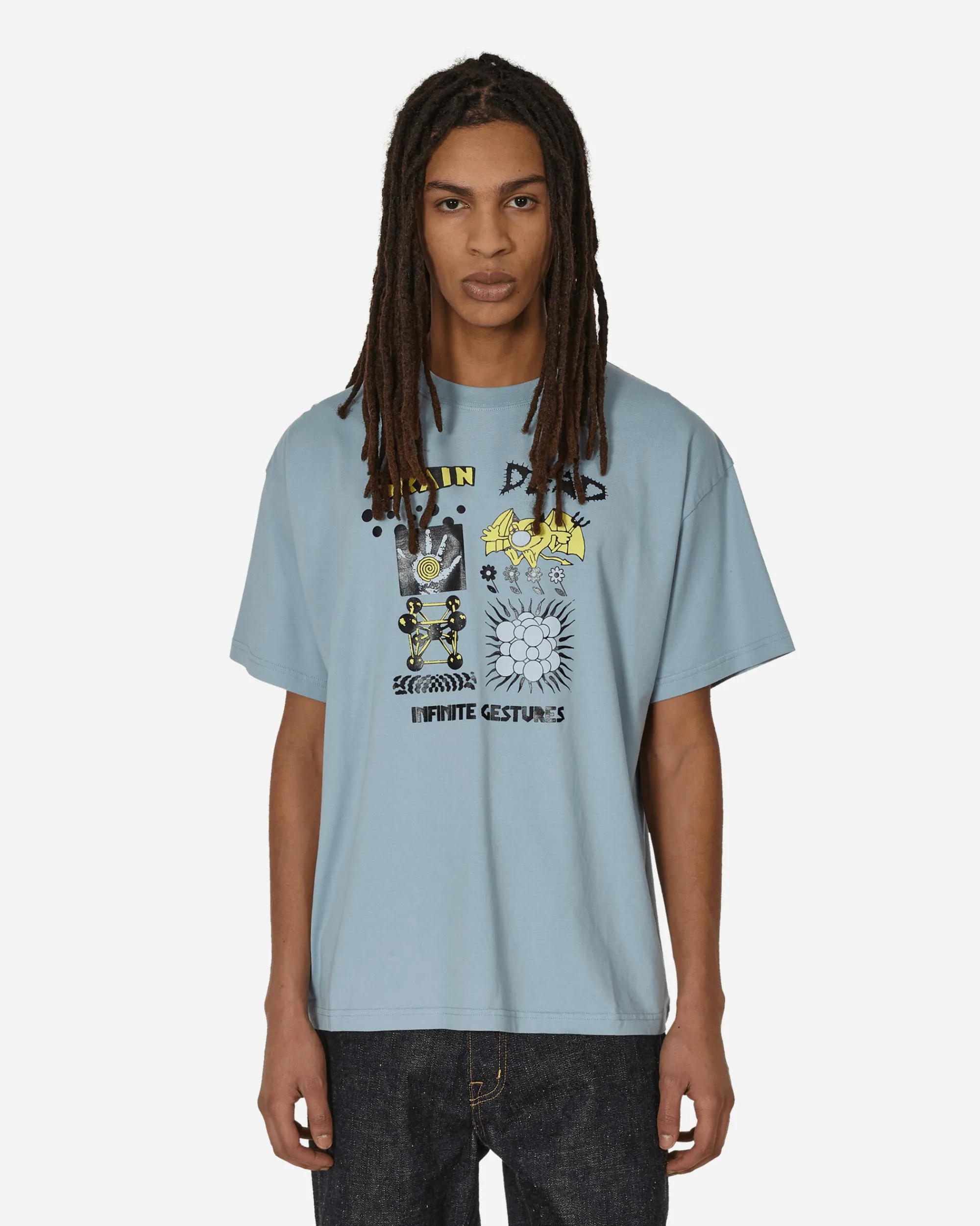 Brain Dead T-Shirts^Infinite Gestures T-Shirt Slate