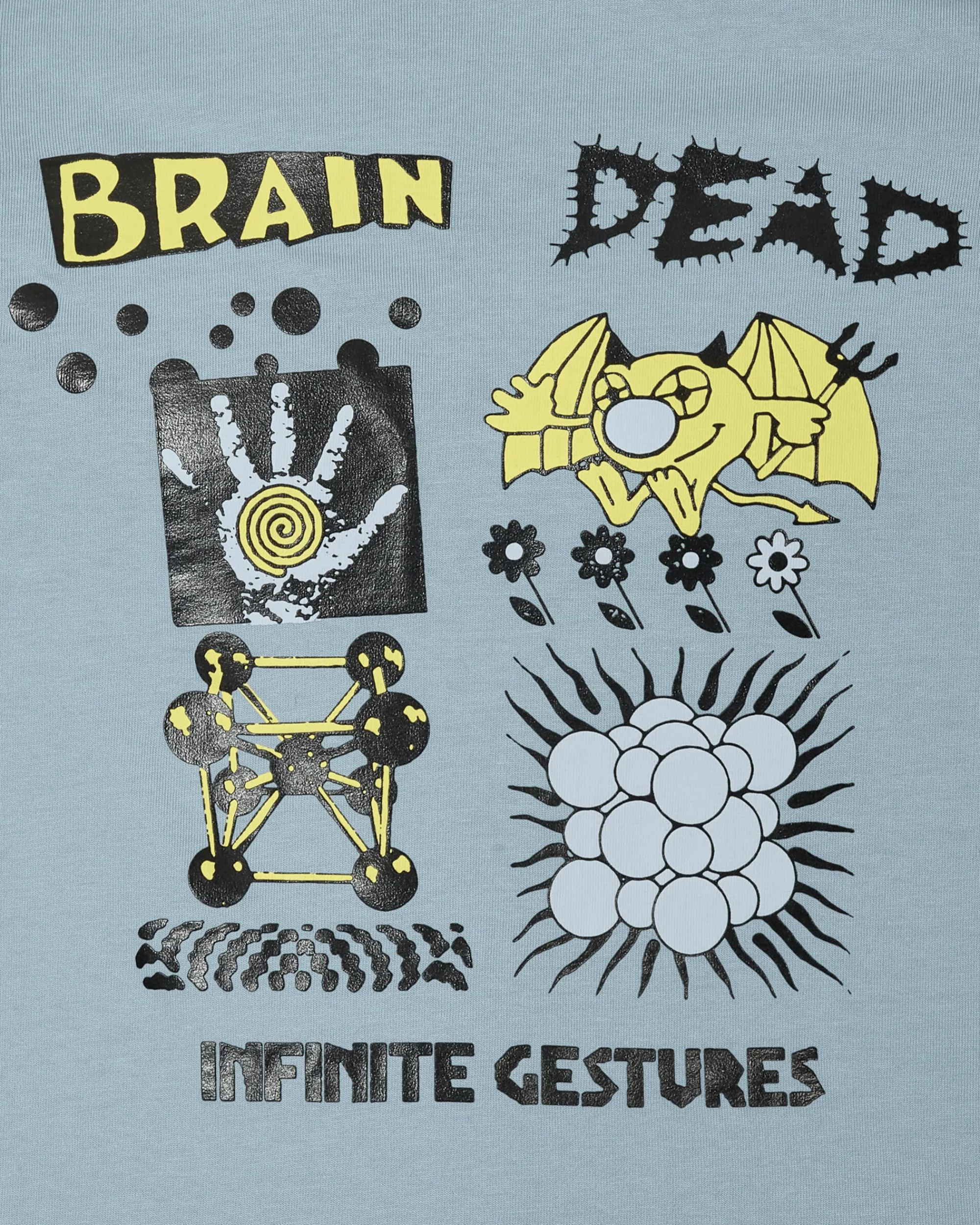Brain Dead T-Shirts^Infinite Gestures T-Shirt Slate