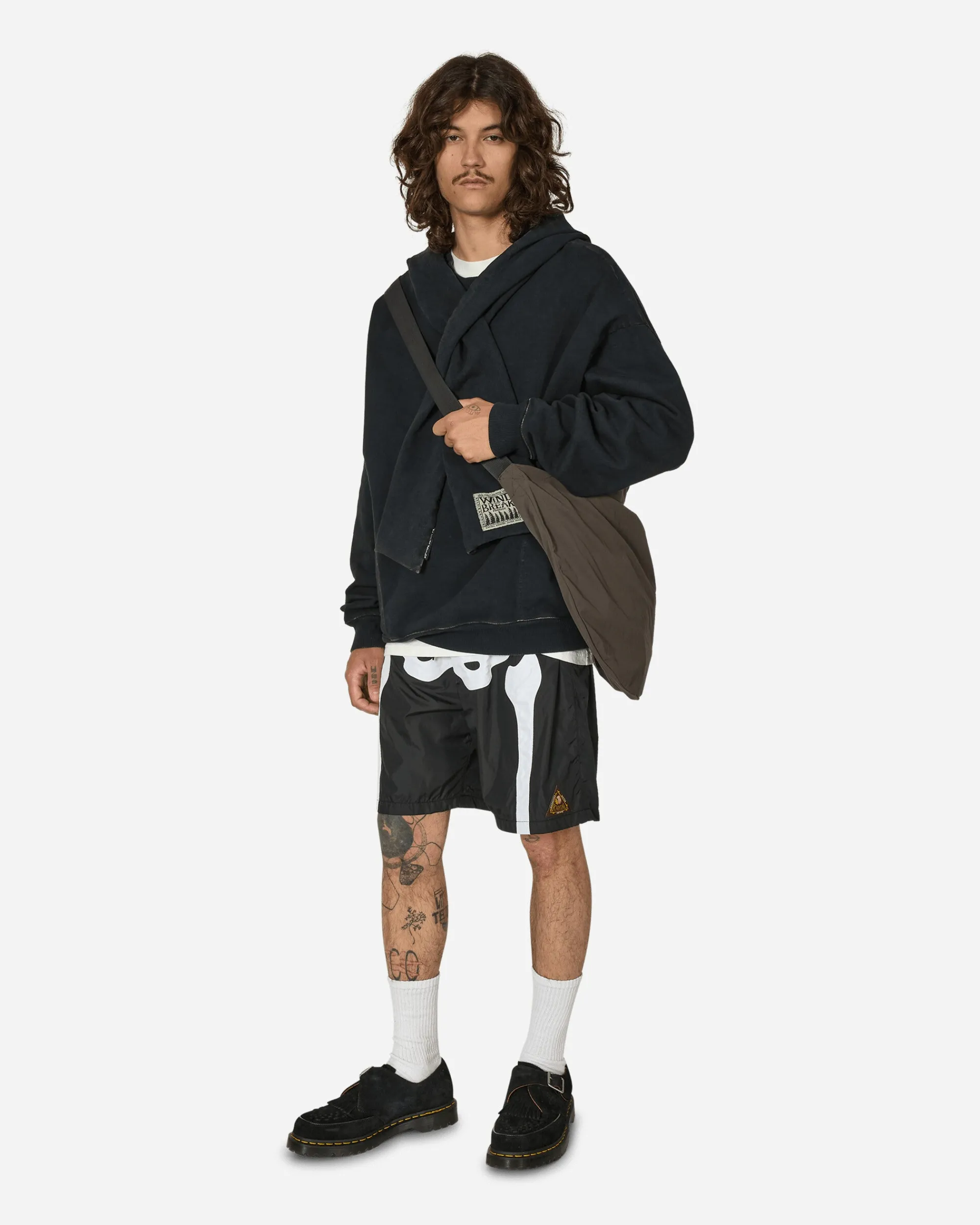 KAPITAL Sweatshirts^Inlay Jersey Kesa Parka Blue