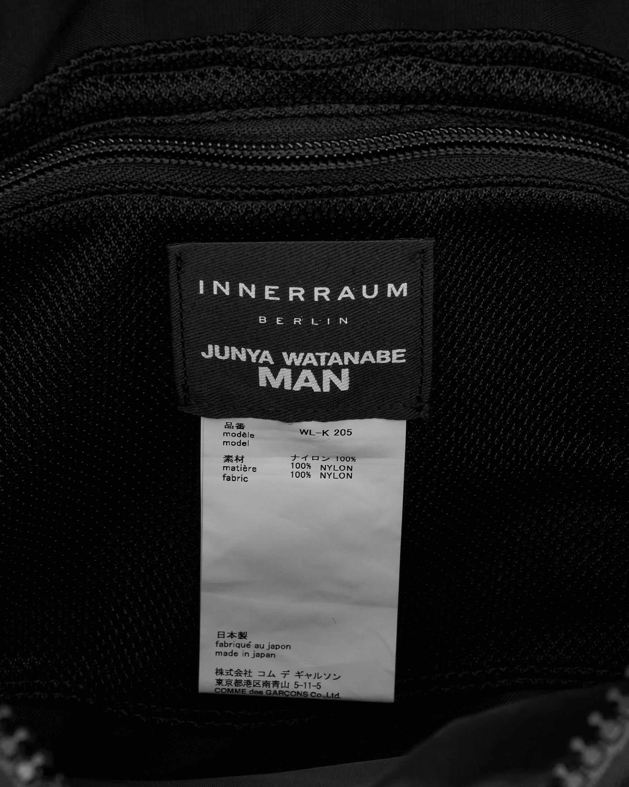 Junya Watanabe MAN Bags And Backpacks|Bags And Backpacks^INNERRAUM Chest Bag Black