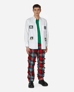 Comme Des Garçons Shirt Shirts^Invader Poplin Shirt White