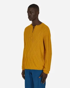 Kiko Kostadinov Knitwear^Itten Cable Knit Yellow