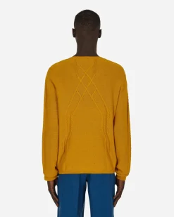 Kiko Kostadinov Knitwear^Itten Cable Knit Yellow