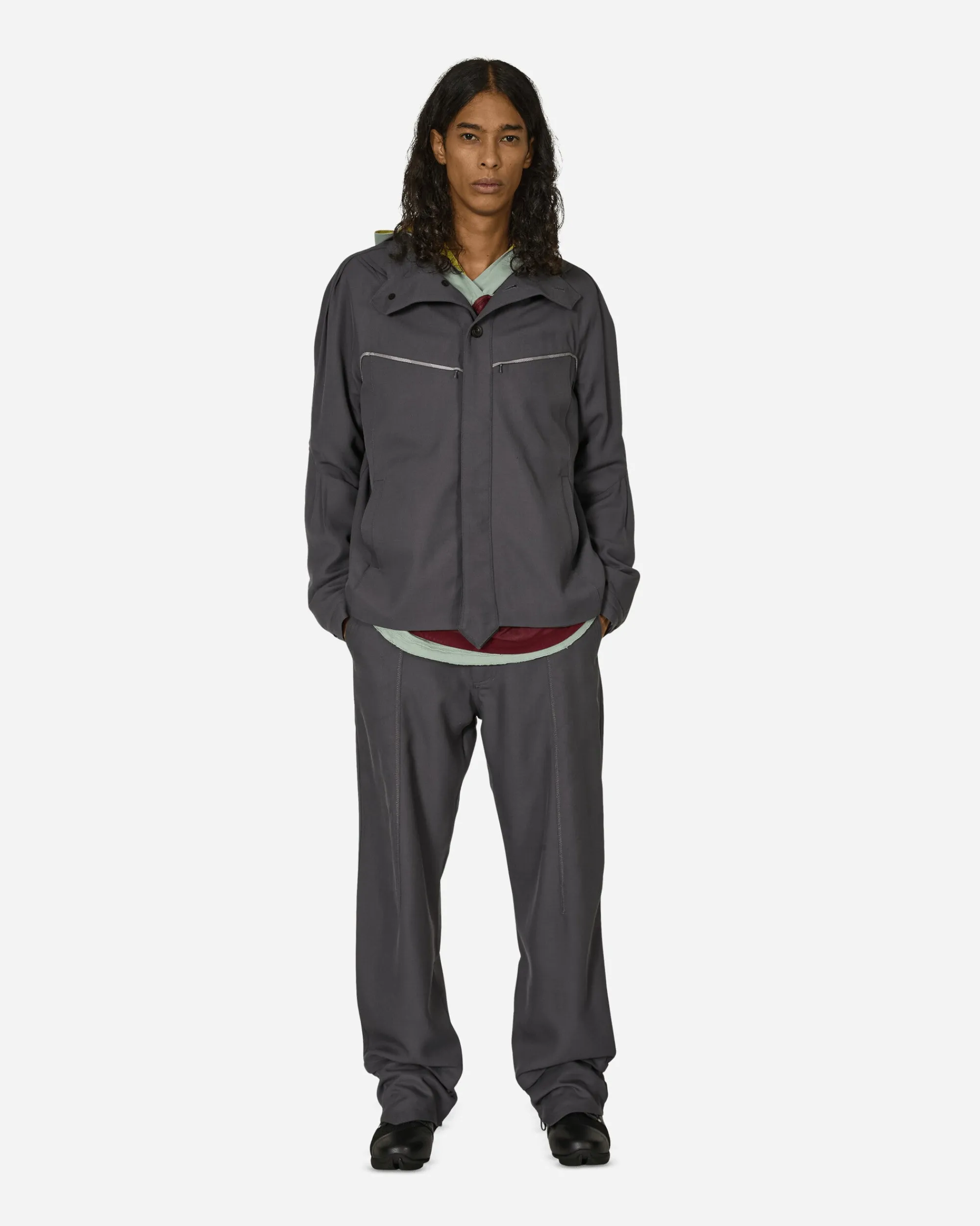 Kiko Kostadinov Pants^Jacklight Trousers Iron Grey