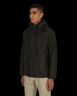 Stone Island Coats And Jackets^Jacquard Marina 3L Jacket Black