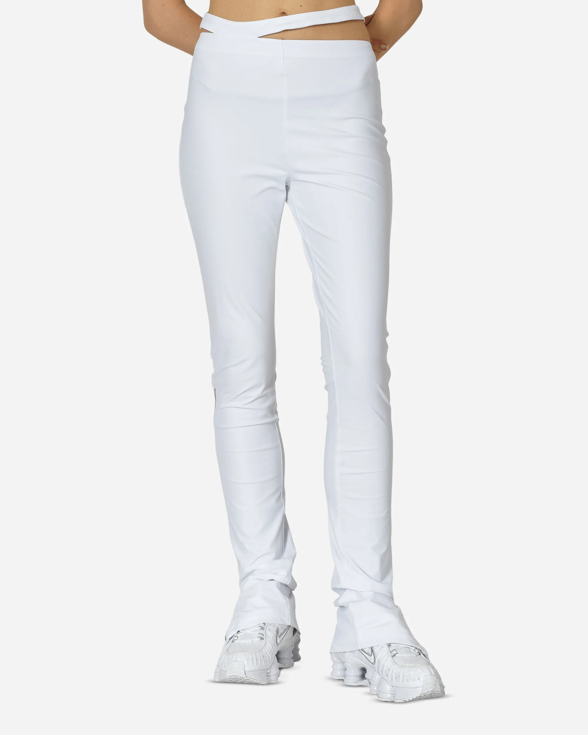 Nike Pants^JACQUEMUS Asymmetrical Pants White