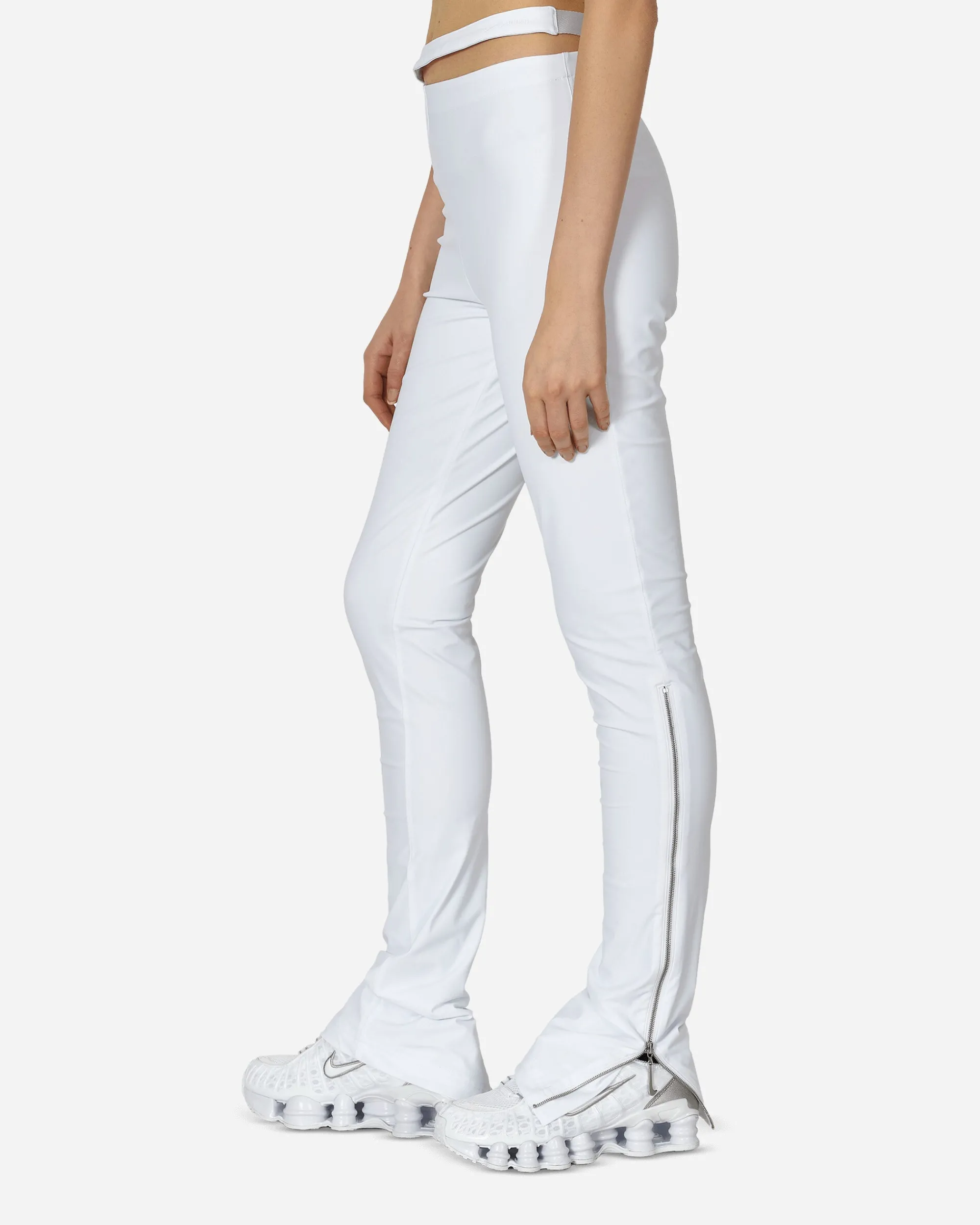 Nike Pants^JACQUEMUS Asymmetrical Pants White