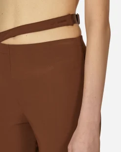 Nike Pants^JACQUEMUS Asymmetrical Pants Cacao Wow