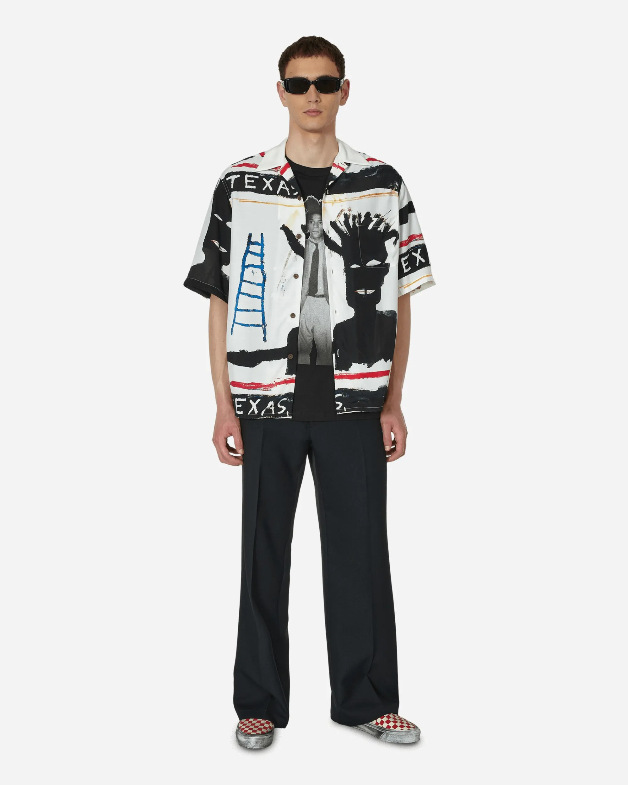 WACKO MARIA T-Shirts^Jean-Michel Basquiat T-Shirt (Type-2) Black