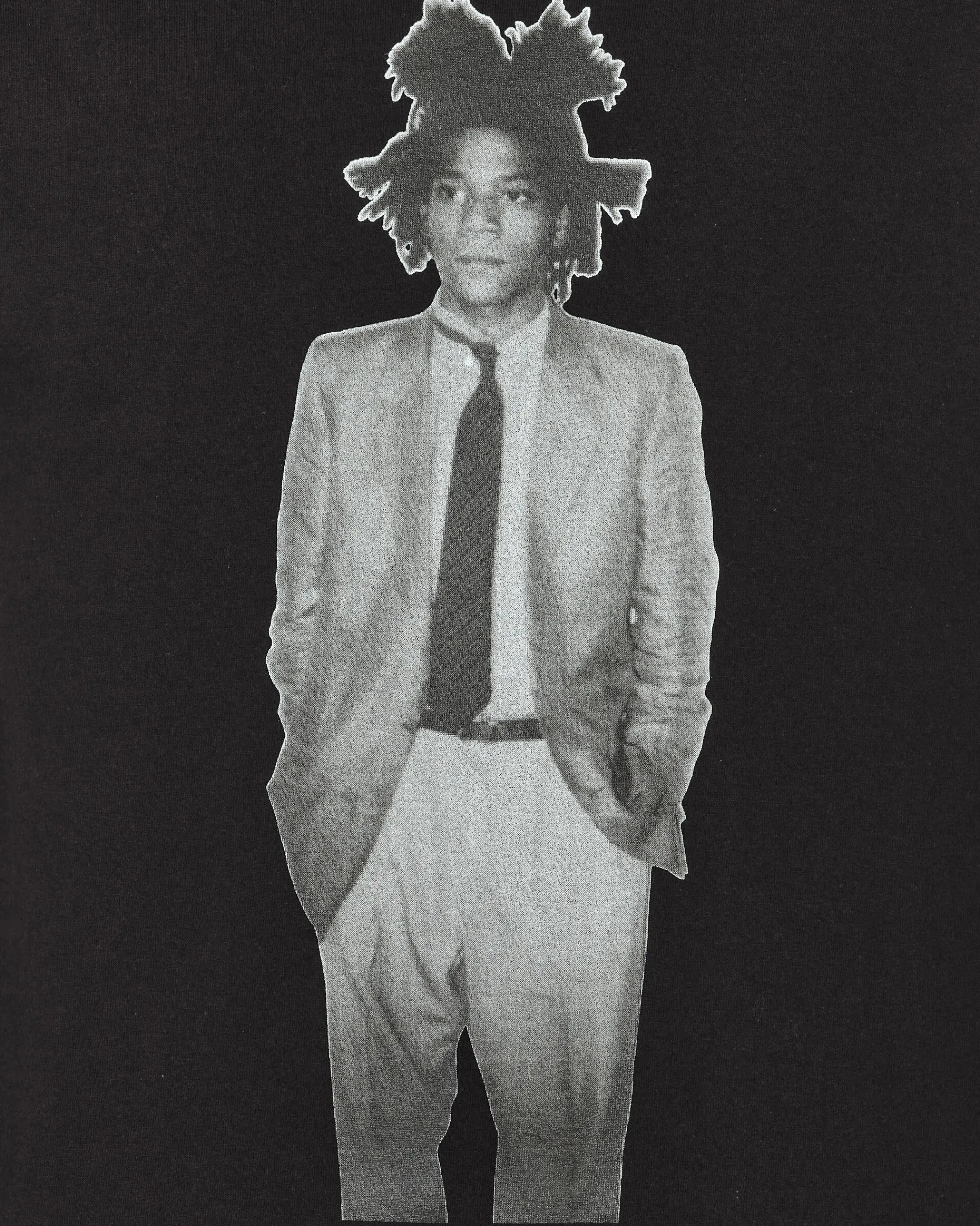 WACKO MARIA T-Shirts^Jean-Michel Basquiat T-Shirt (Type-2) Black