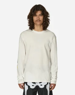KAPITAL T-Shirts^20/-Jersey Longsleeve T-Shirt (Catpital Patch) White