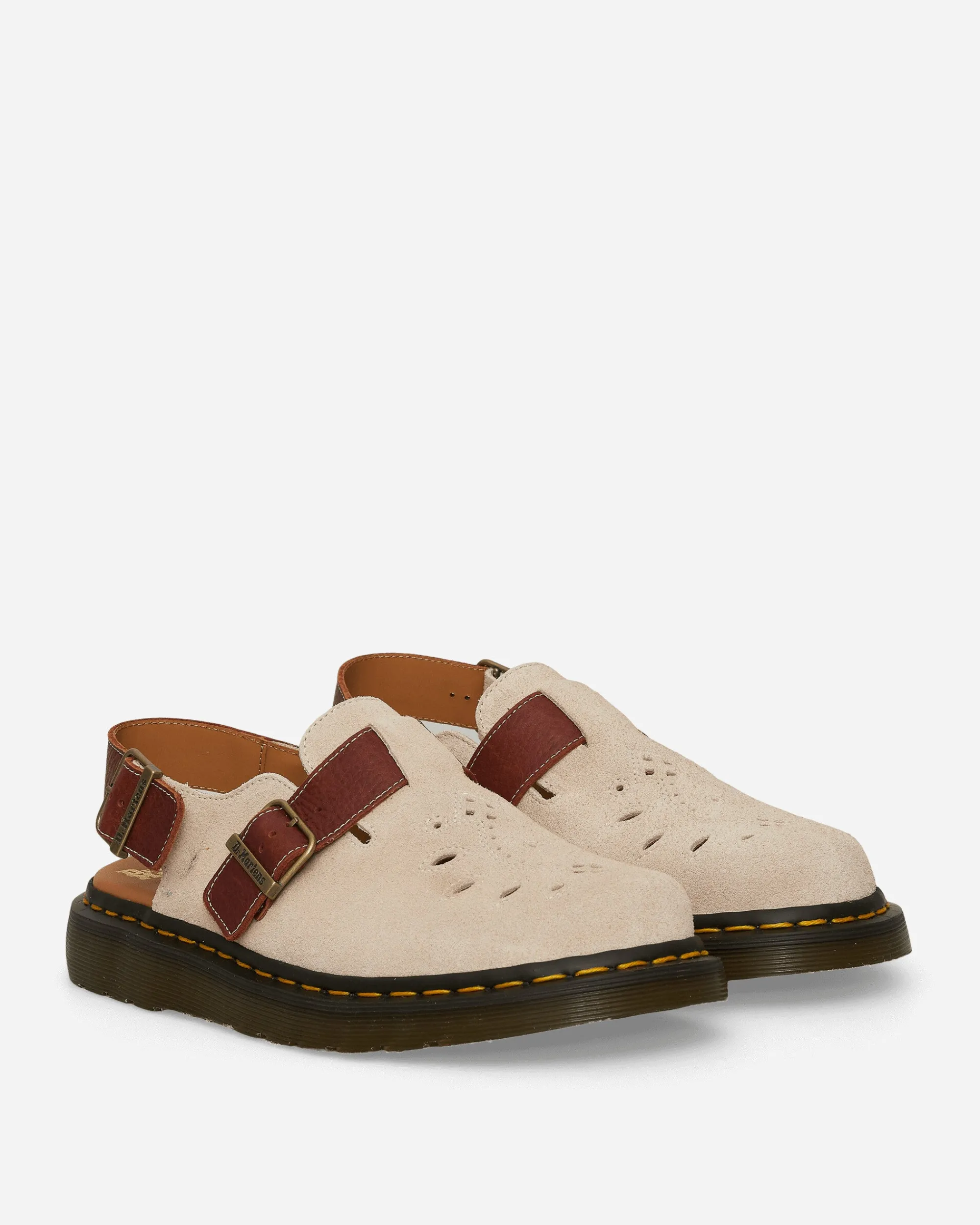 Dr. Martens Sandals And Slides^Jorge Buckle Mules Natural
