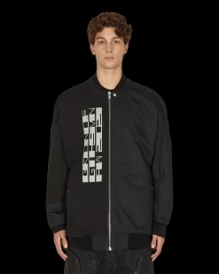 Rick Owens Drkshdw Coats And Jackets^Jumbo Flight Bomber Jacket Black