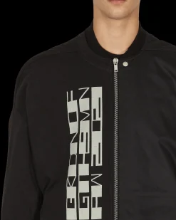 Rick Owens Drkshdw Coats And Jackets^Jumbo Flight Bomber Jacket Black