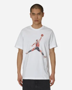 Nike Jordan T-Shirts^Jumpman Watercolor T-Shirt White