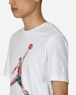 Nike Jordan T-Shirts^Jumpman Watercolor T-Shirt White