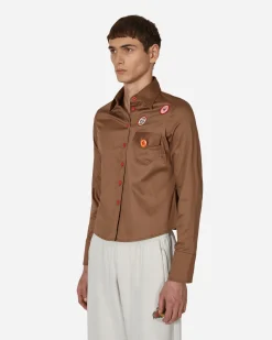 Cormio Shirts^Katy Longsleeve Shirt Brown