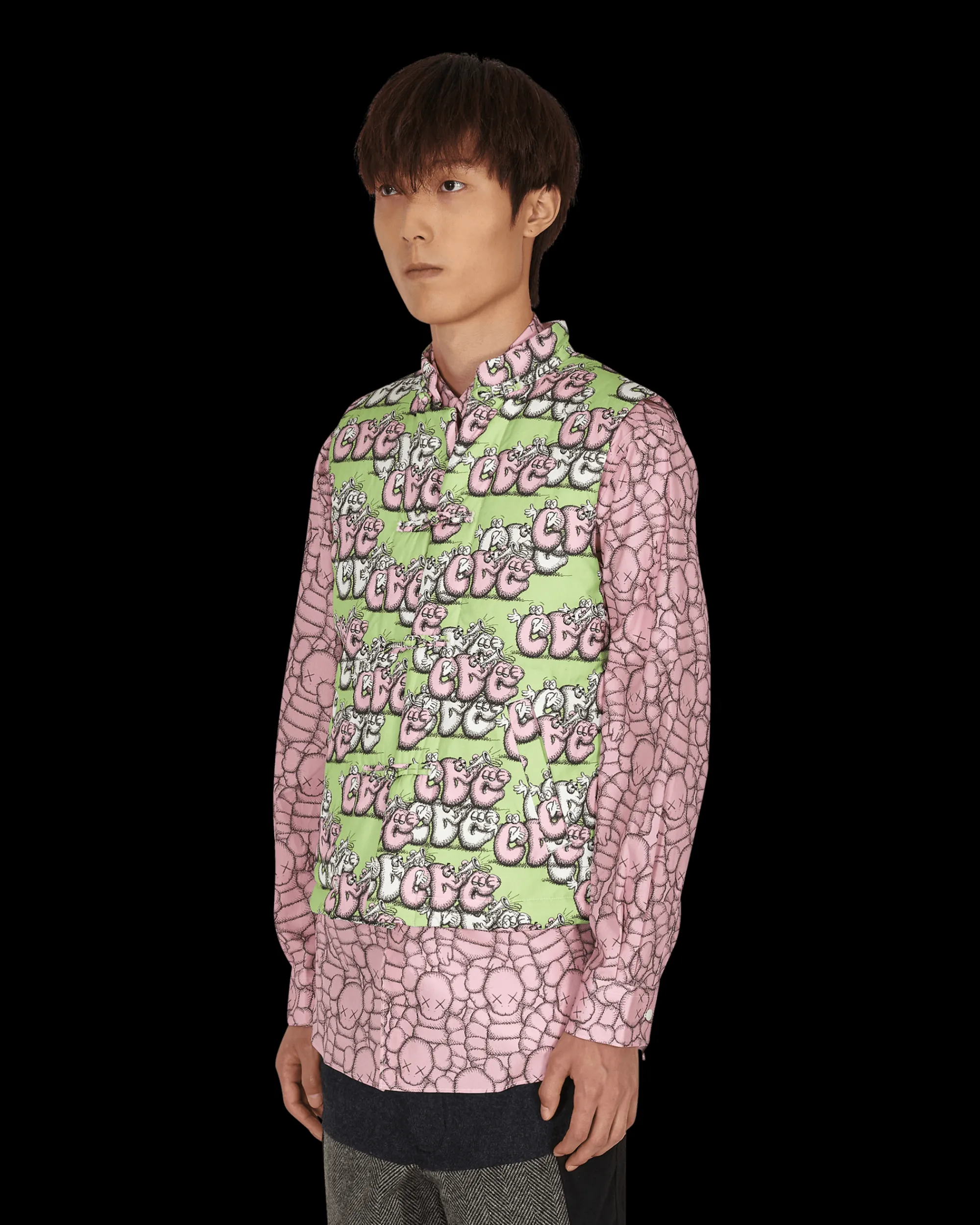 Comme Des Garçons Shirt Coats And Jackets^KAWS Padded Vest Multicolor