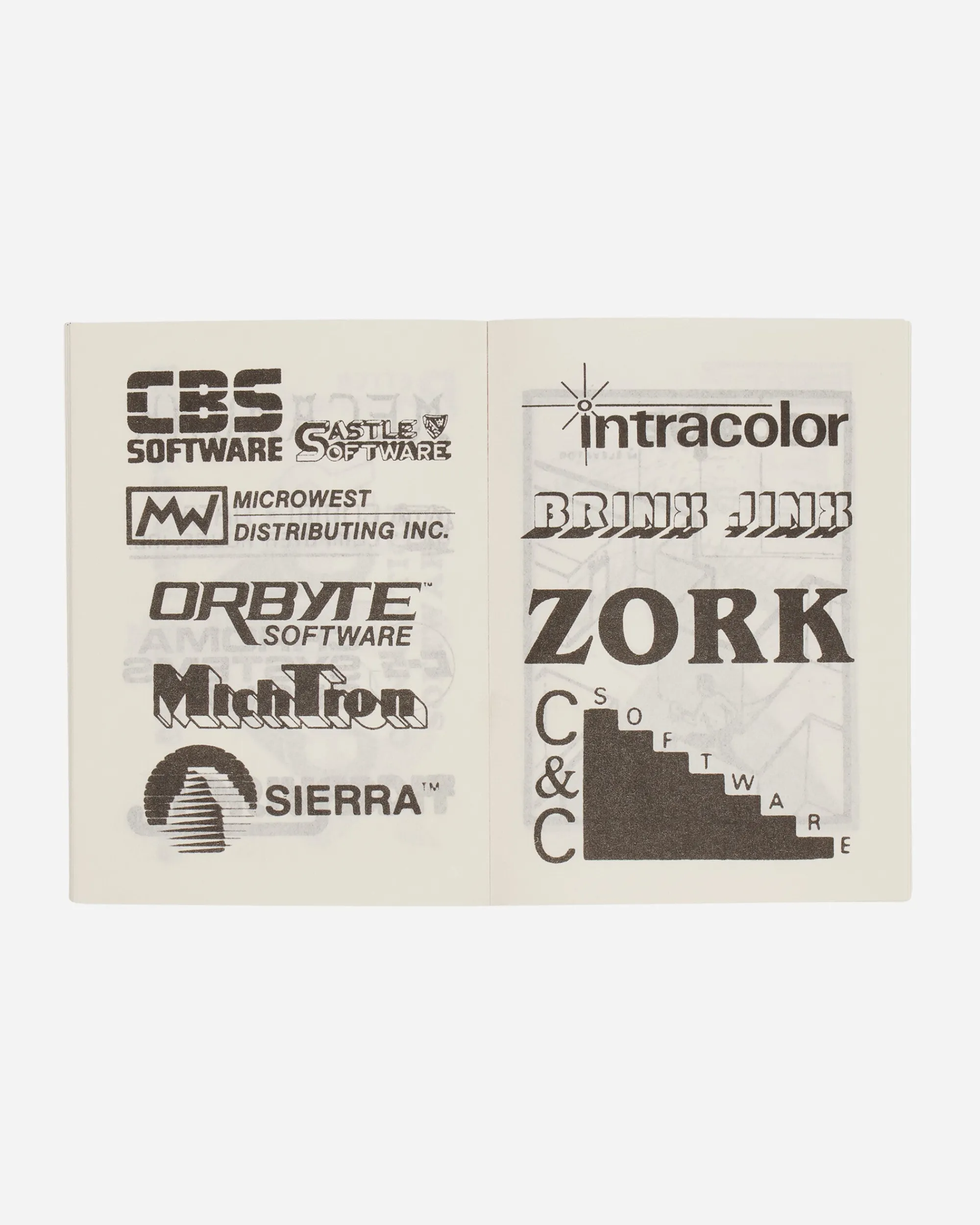 Sprint Magazines Magazines^KFAX4 Logos Of The Early Computer Software Scene Zine
