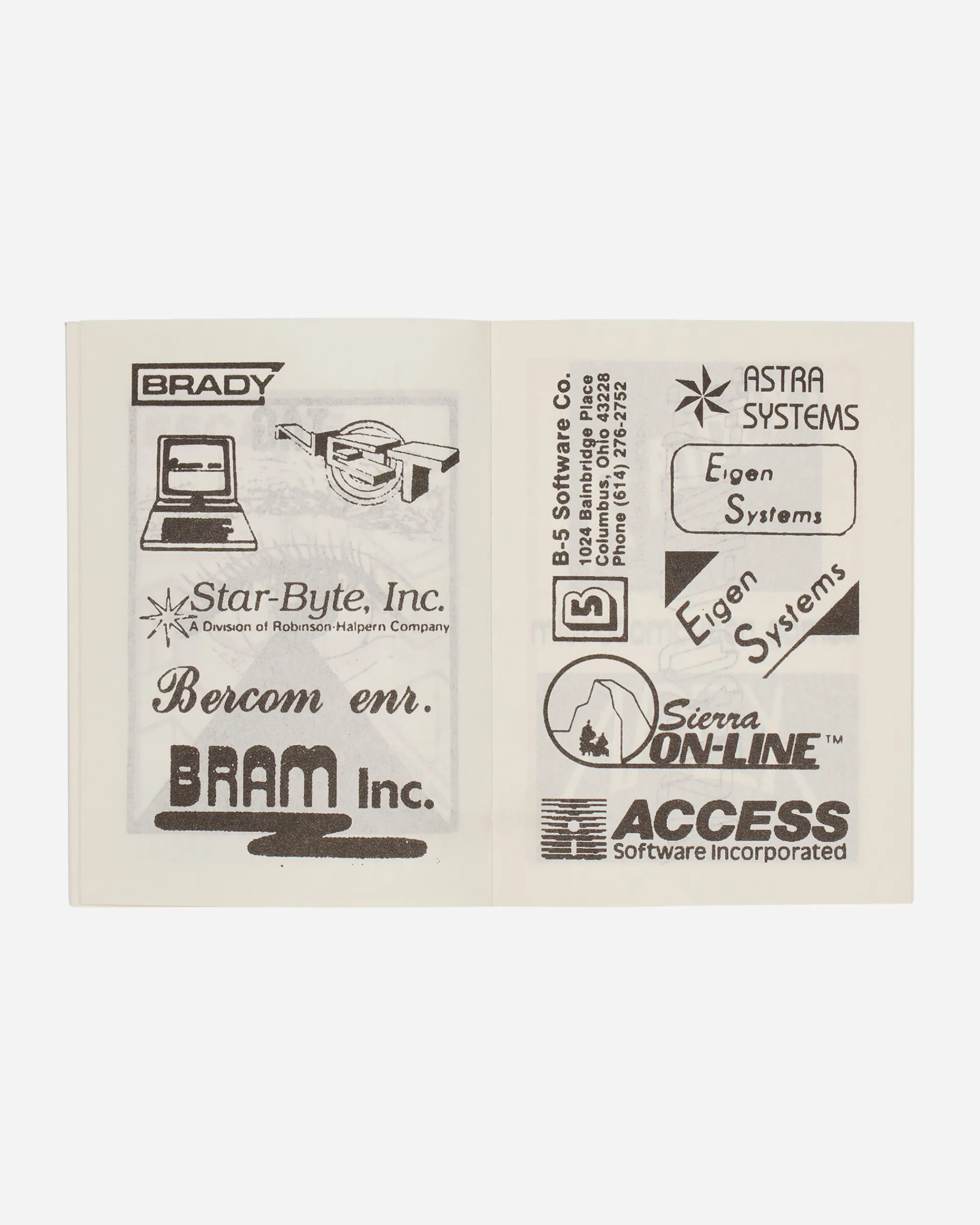 Sprint Magazines Magazines^KFAX4 Logos Of The Early Computer Software Scene Zine