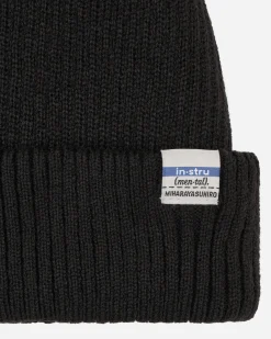 in・stru(men-tal) Hats|Hats^Knit Beanie Black