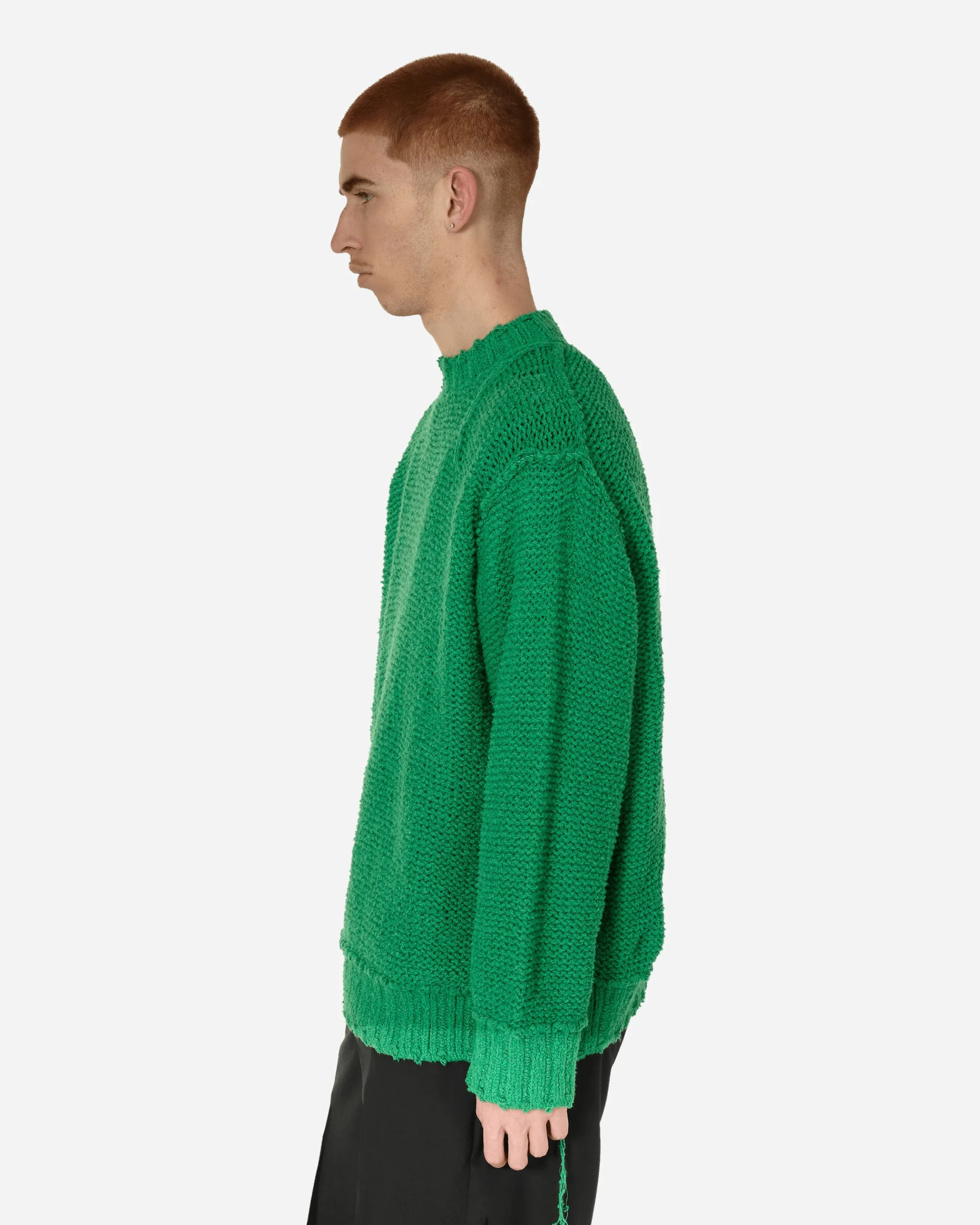 sacai Knitwear^Knit Pullover Green