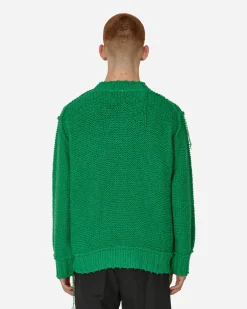 sacai Knitwear^Knit Pullover Green