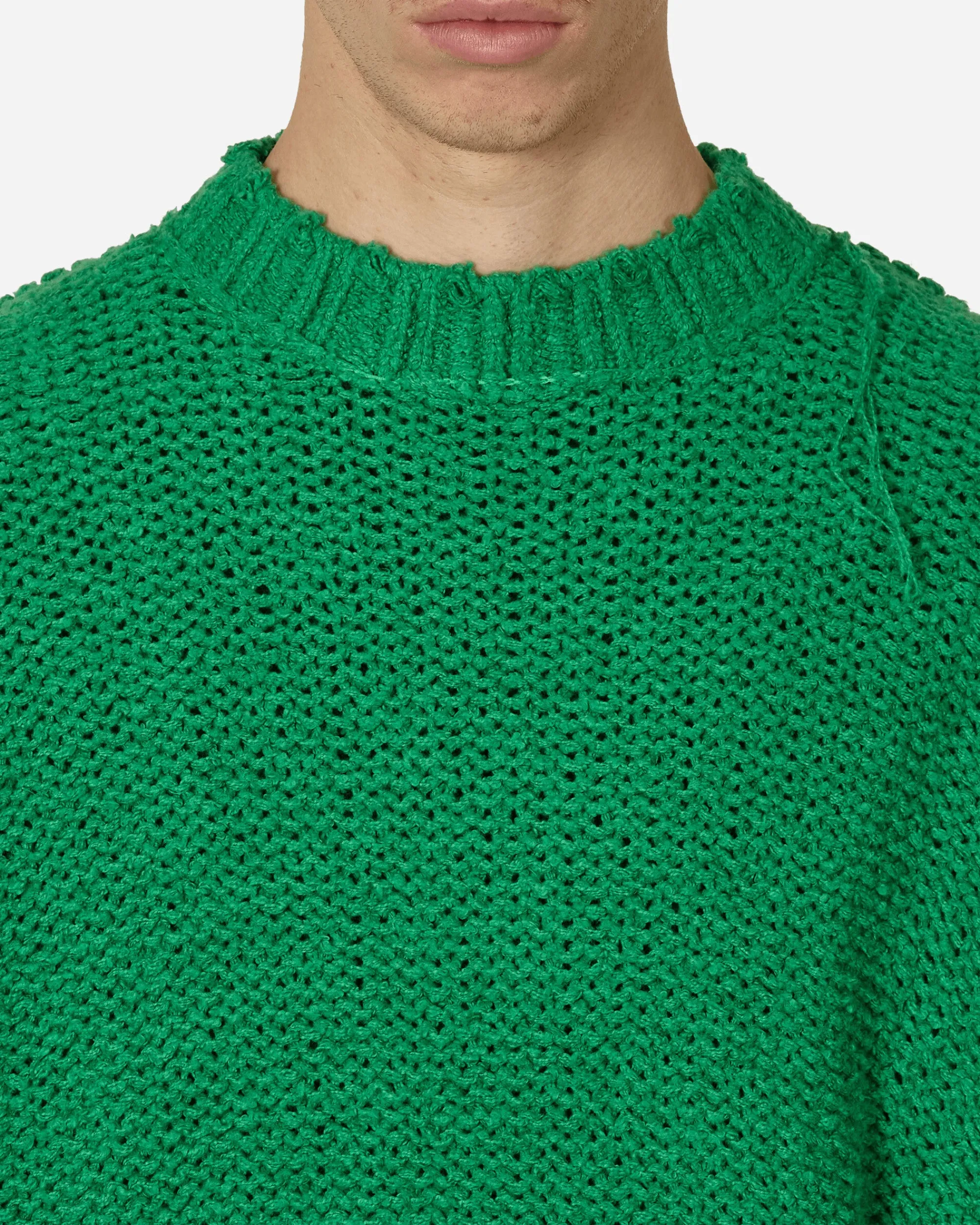 sacai Knitwear^Knit Pullover Green