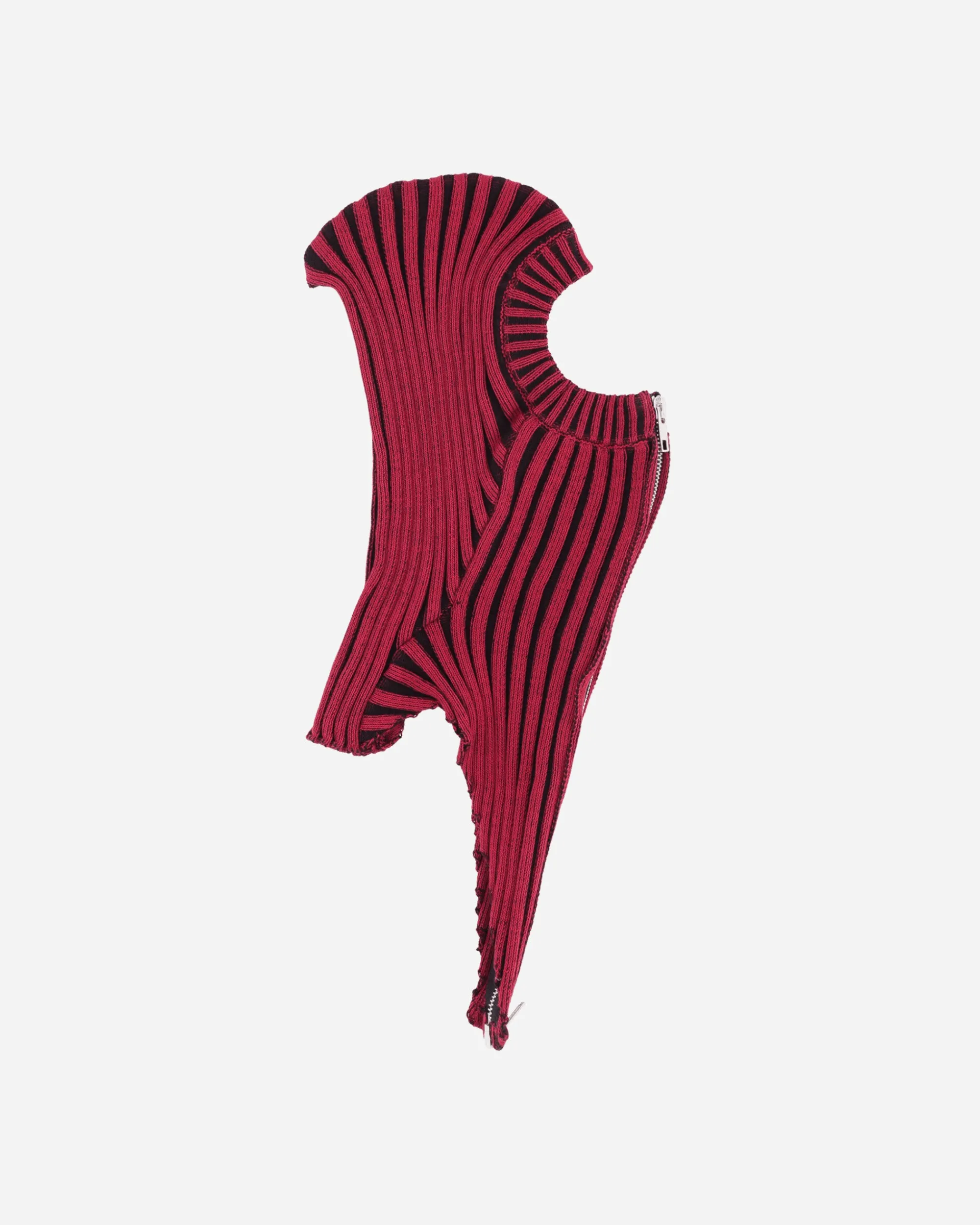 Lueder Hats|Hats^Knitted Zip Balaclava Groppo Red