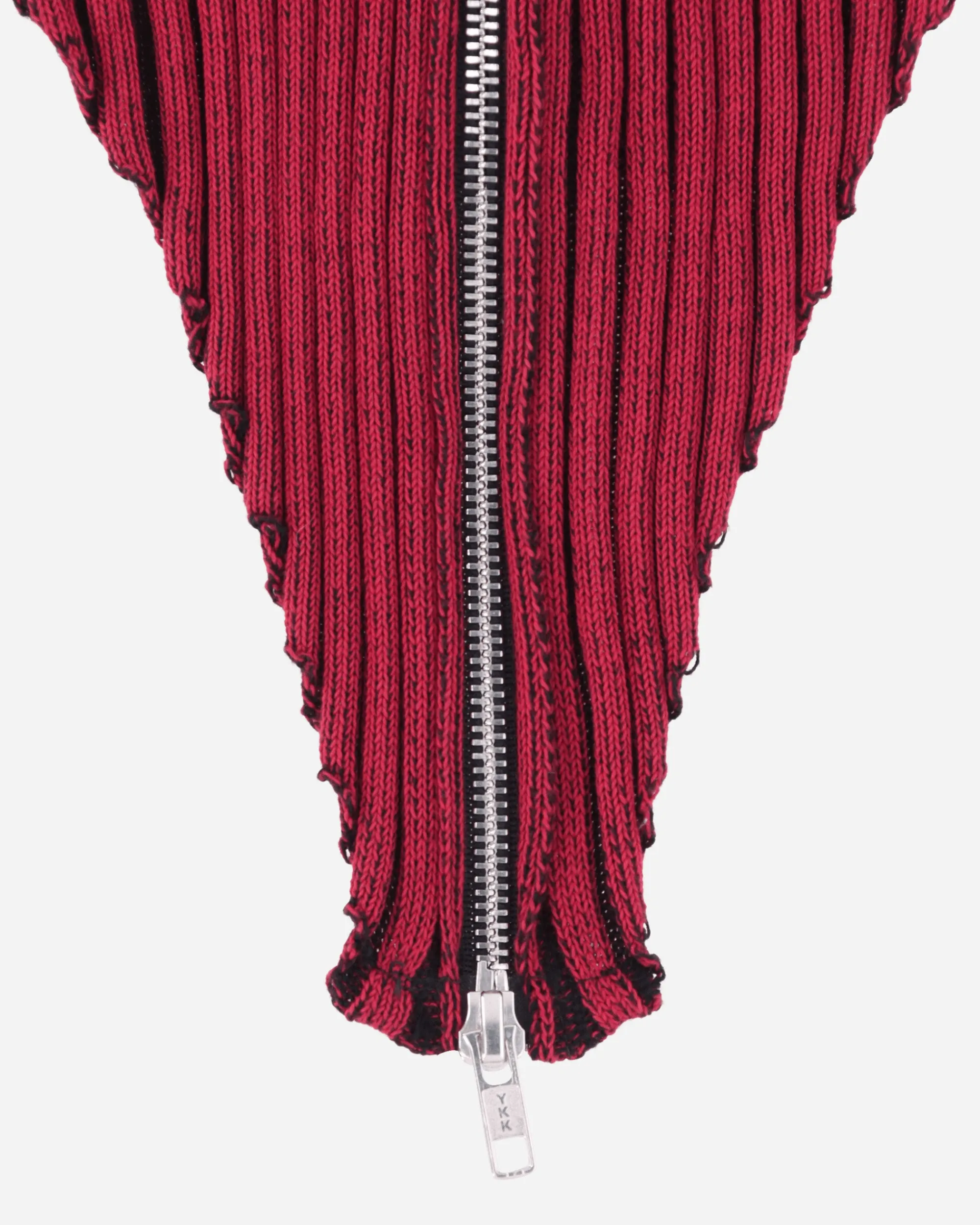 Lueder Hats|Hats^Knitted Zip Balaclava Groppo Red